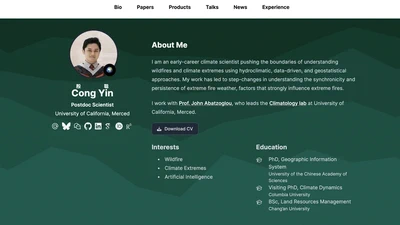 我的第一个个人学术主页 XScience 上线了！ featured image