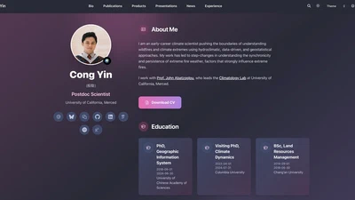 我的第一个个人学术主页 XScience 上线了！ featured image